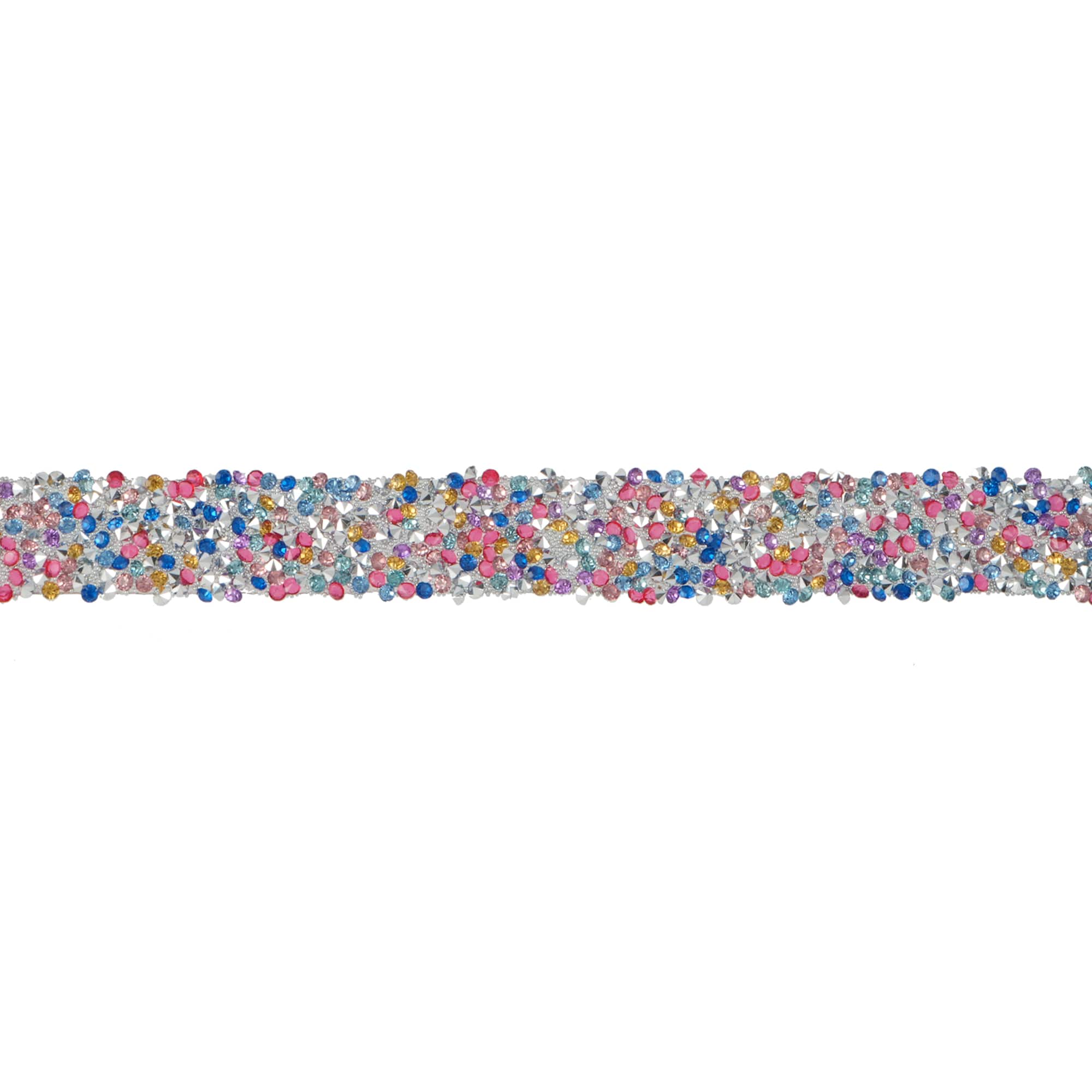 9/16" Multicolor Rhinestone Trim by Celebrate It® Fashion Mode